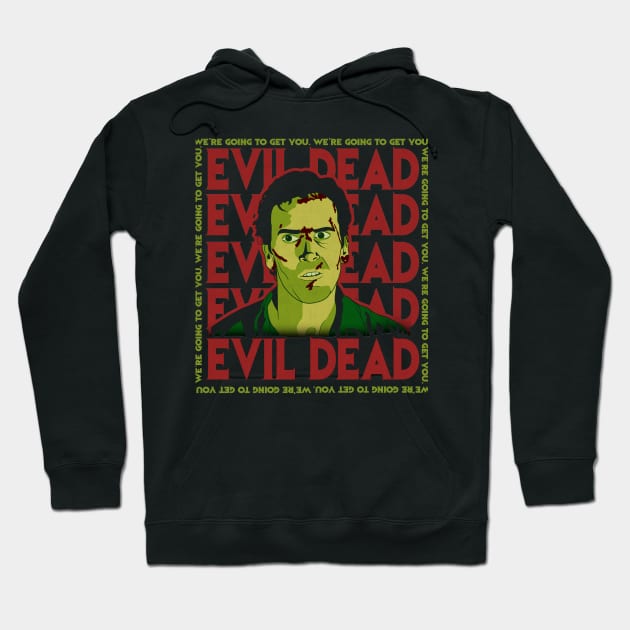 Evil Dead on Repeat Hoodie by LeMae Macabre